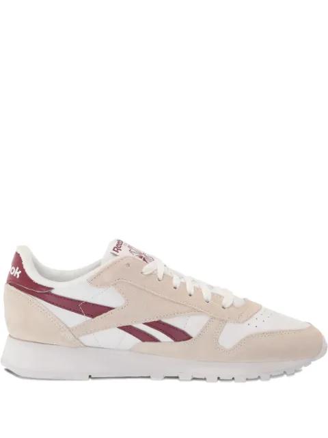 Classic Leather "White/Red" sneakers by REEBOK