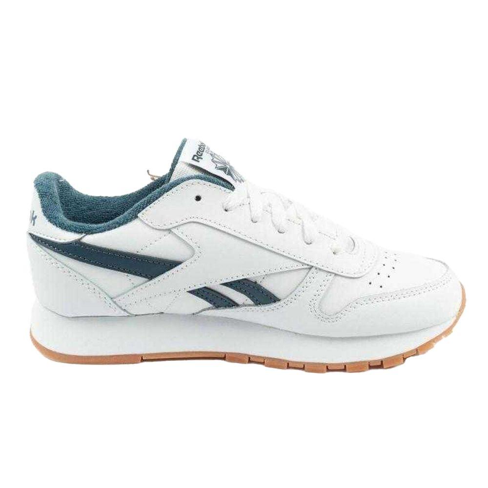 Classic Logo logical Leather Trainers by REEBOK