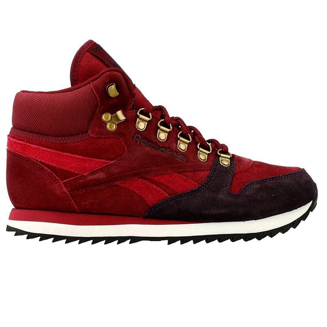 Classic Mid Red Boots by REEBOK