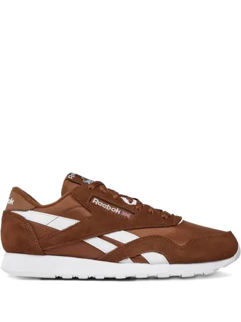Classic Nylon "Brown/White" sneakers by REEBOK