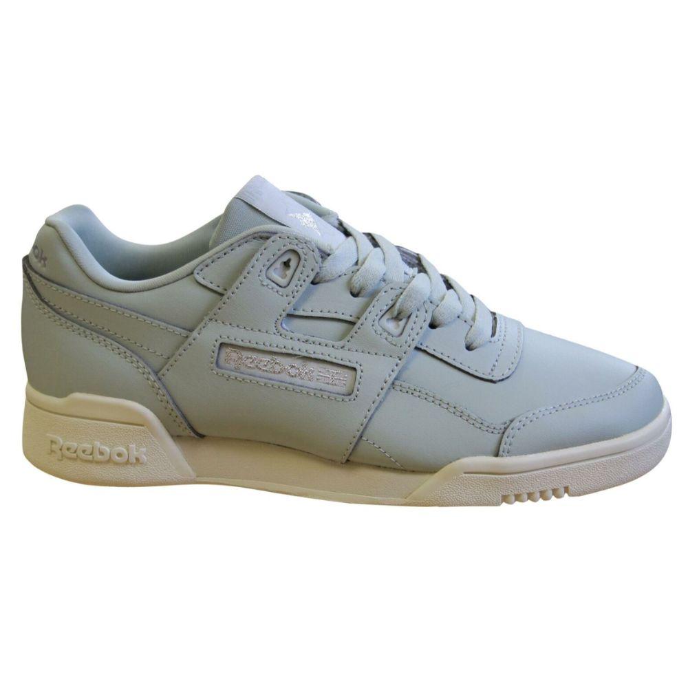 Classic Workout Lo Plus Blue Trainers by REEBOK