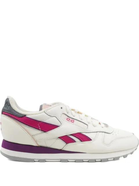 Classic leather stripes sneakers by REEBOK