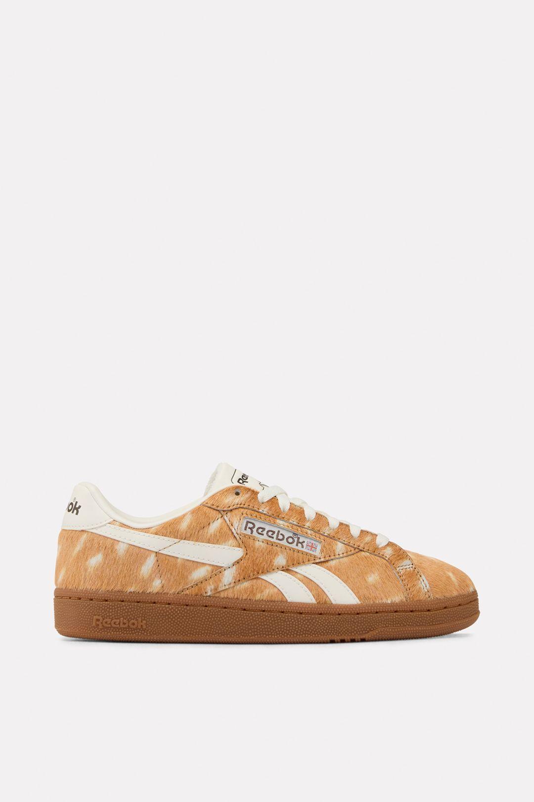 Club C Grounds Trainers Deer Chalk/Espresso by REEBOK