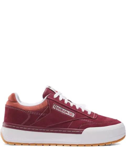 Club C Megacourt "Rich Maroon/Brick Red" sneakers by REEBOK