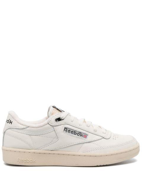 Club C lace-up leather sneakers by REEBOK