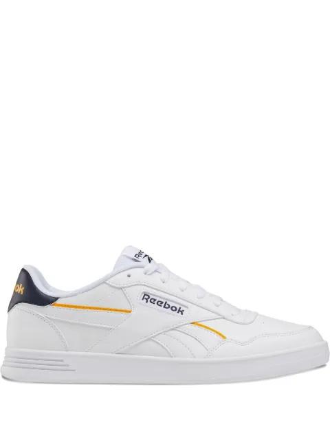 Court Advance Vegan "White/Vector Navy/Gold" sneakers by REEBOK
