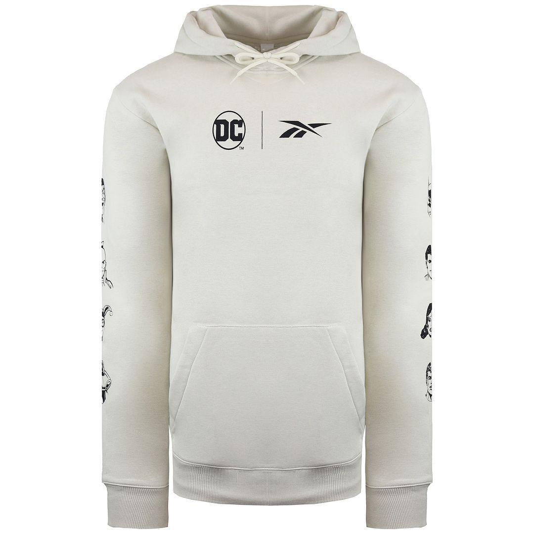 DC Logo Off White Hoodie by REEBOK