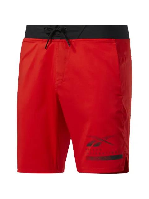 Epic logo-print track shorts by REEBOK