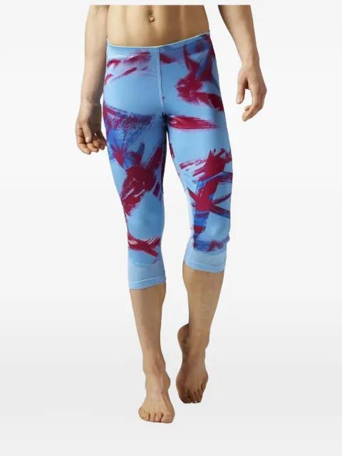 Essentials printed capri leggings by REEBOK