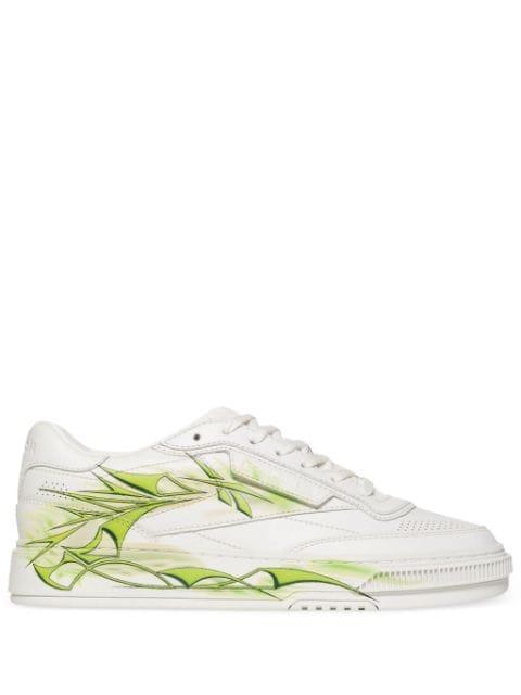 Club C logo-print sneakers by REEBOK LTD