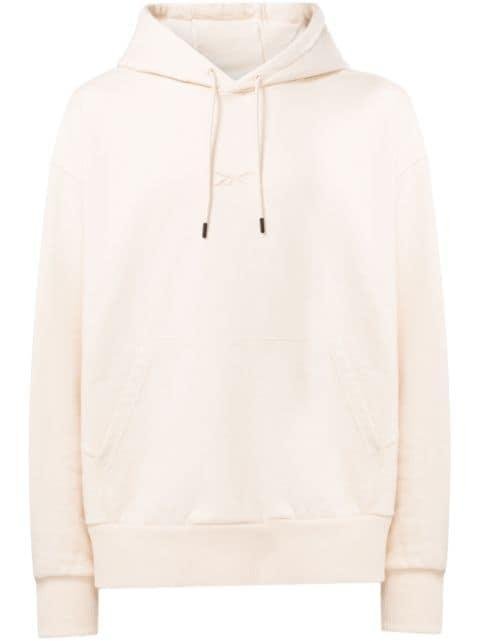 logo-embroidered cotton hoodie by REEBOK LTD