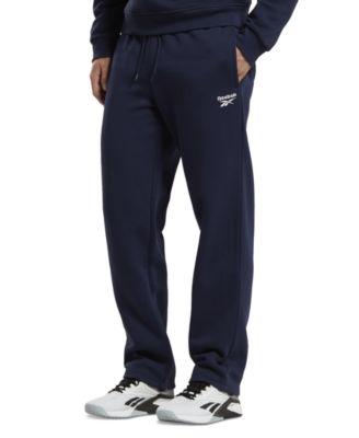 Men's Identity Open Hem Fleece Training Pants by REEBOK Men's Identity Open Hem Fleece Training Pants by REEBOK