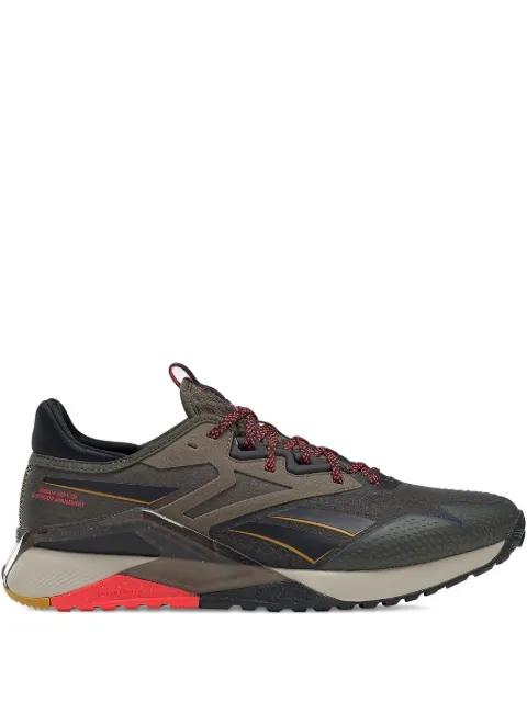 Nano X2 Tr Adventure "Black/Green" sneakers by REEBOK