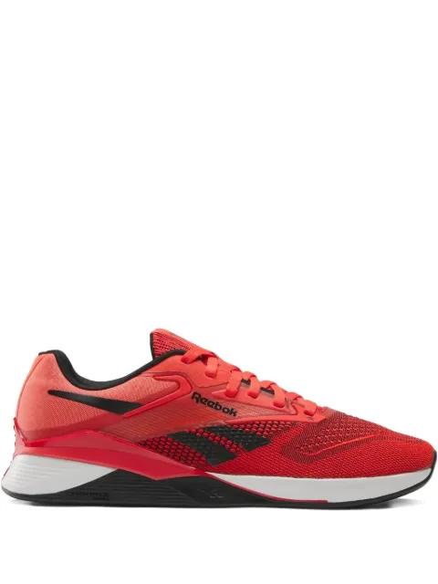 Nano X4 "Dynamic Red/Black/Pure Grey" sneakers by REEBOK
