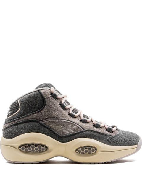 Question Mid "Grey Suede" sneakers by REEBOK