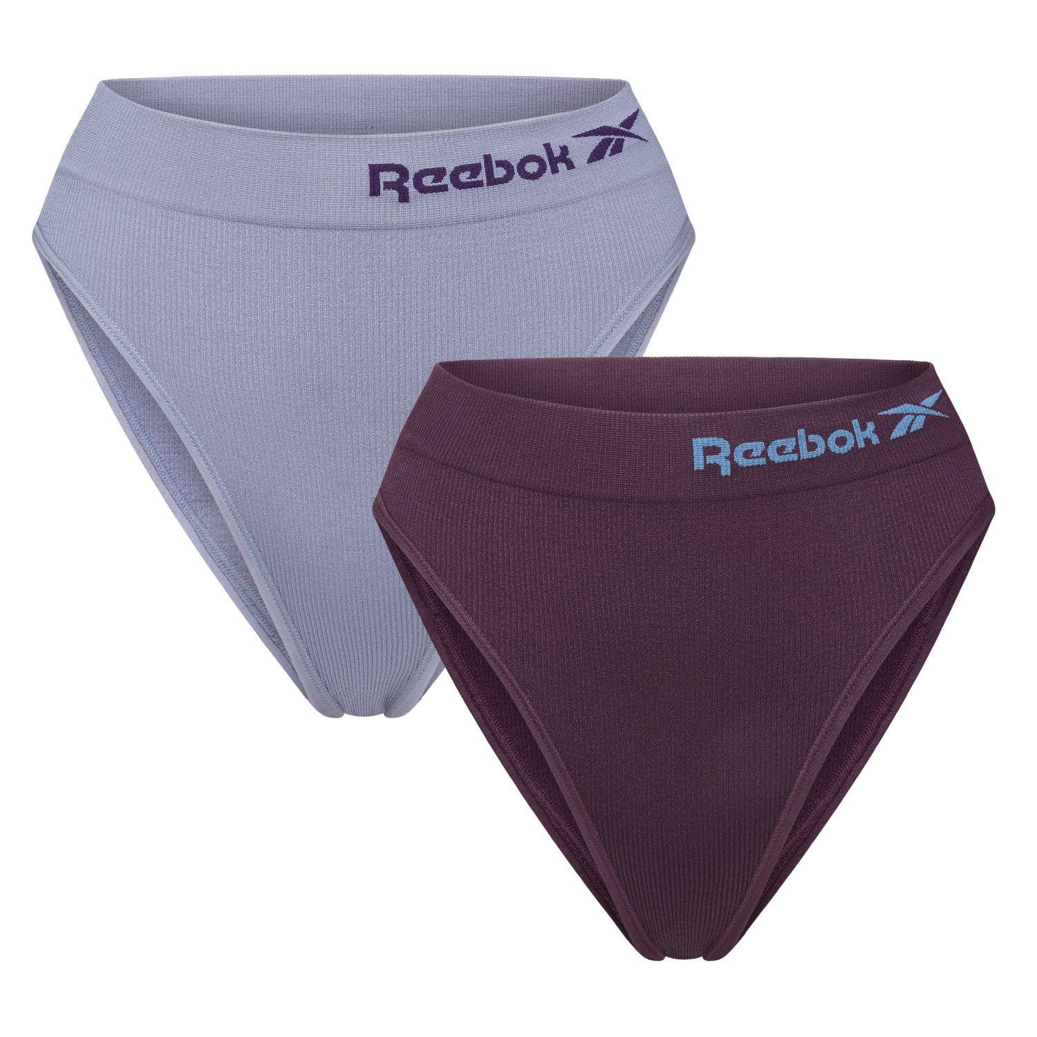 Womens 2 Pack High Leg Kamile Briefs Blue by REEBOK