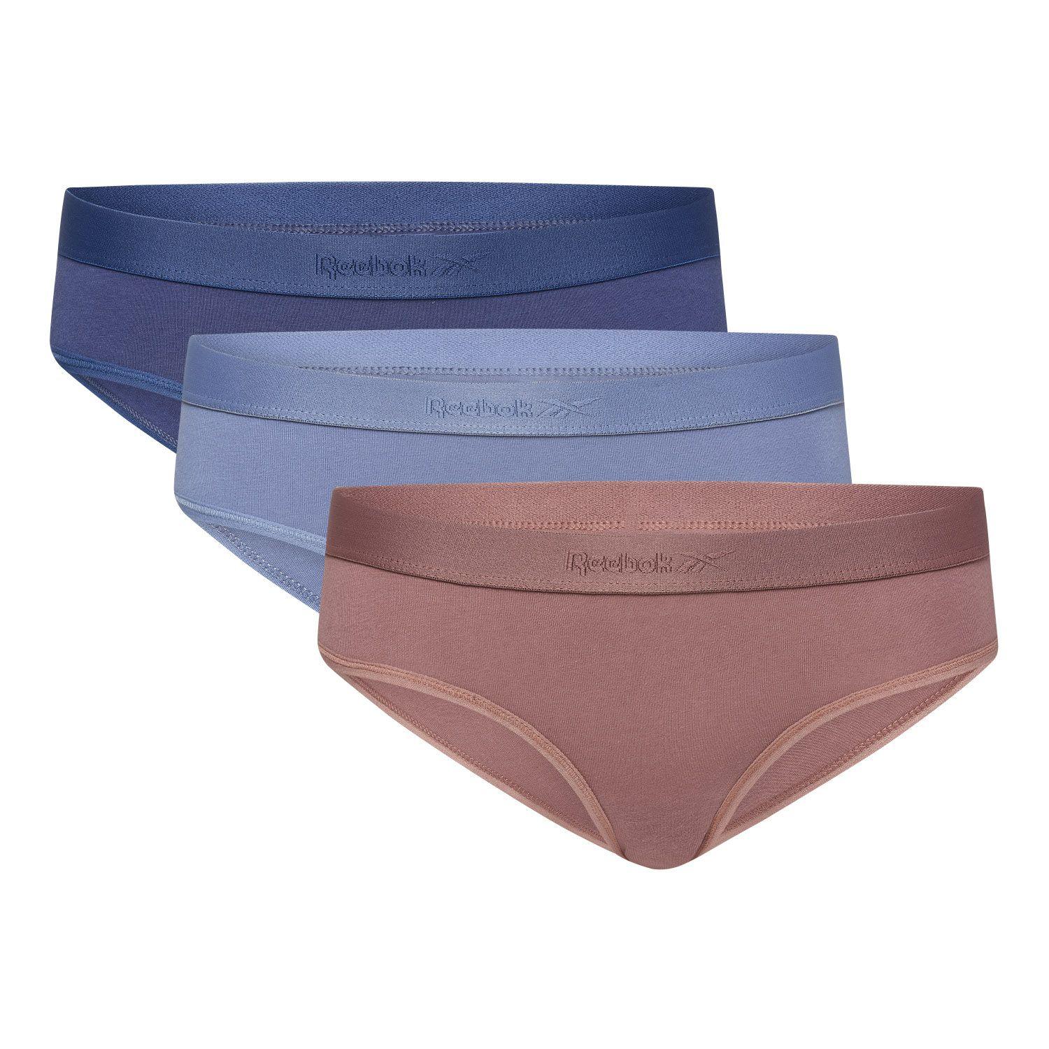 Womens 3 Pack Briefs Dona Blue by REEBOK