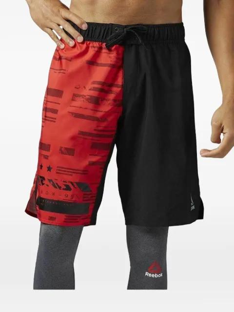 Workout Ready graphic board shorts by REEBOK