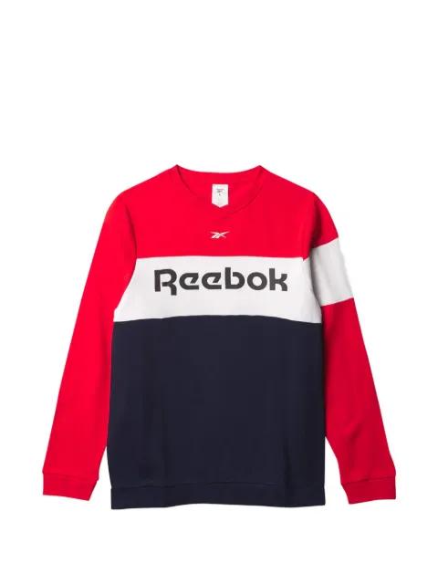 colourblock-design crew-neck sweatshirt by REEBOK