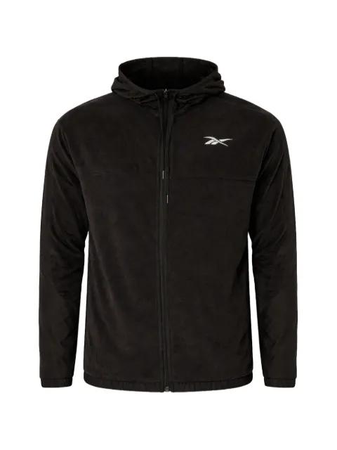fleece zip-up hoodie by REEBOK