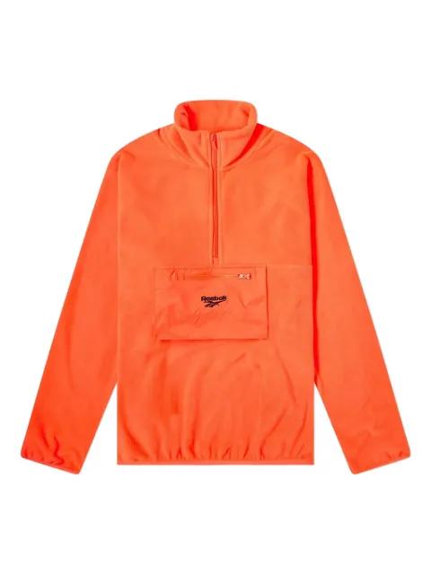 half-zip fleece sweatshirt by REEBOK