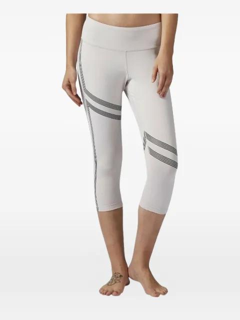 linear three-quarter leggings by REEBOK