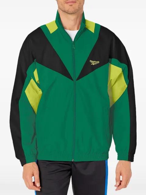 logo-embroidered bomber jacket by REEBOK