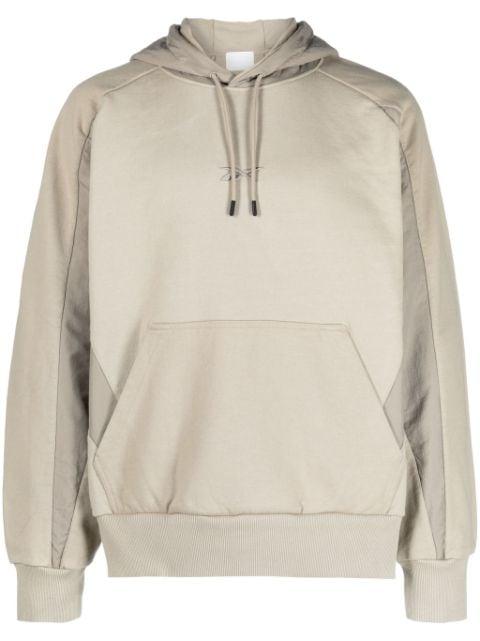 logo-embroidered cotton hoodie by REEBOK