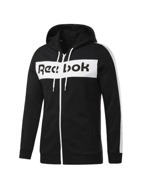 logo hoodied track jacket by REEBOK