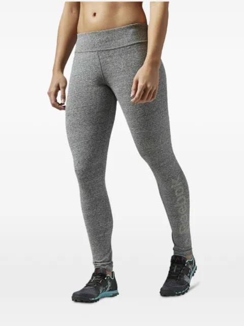 logo-lettering leggings by REEBOK
