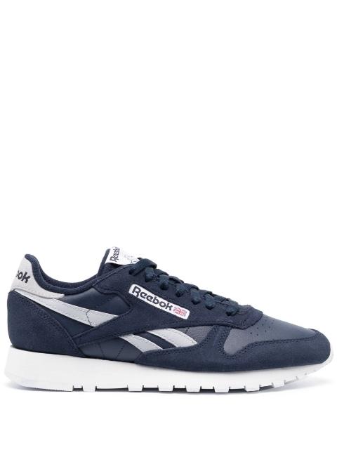 logo-patch suede sneakers by REEBOK
