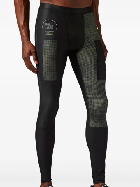logo-print compression leggings by REEBOK