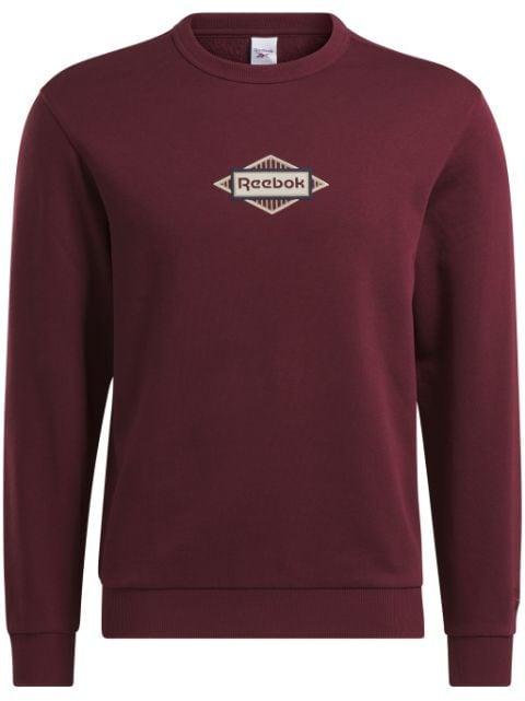 logo-print cotton sweatshirt by REEBOK