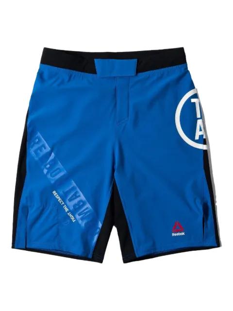 logo-print track shorts by REEBOK