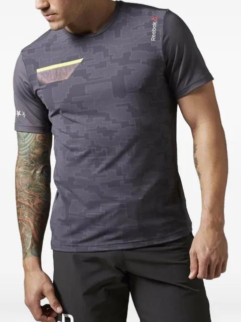patterned running T-shirt by REEBOK