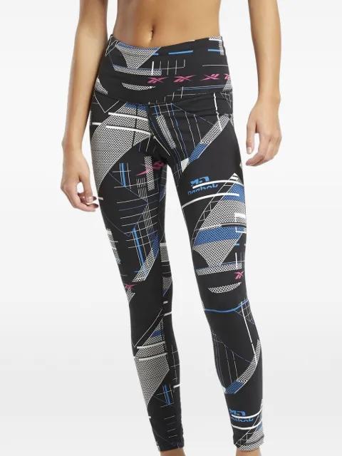 top-stitching leggings by REEBOK