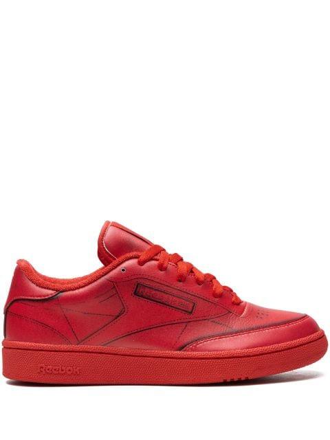 x Maison Margiela Club C "Vector Red" sneakers by REEBOK