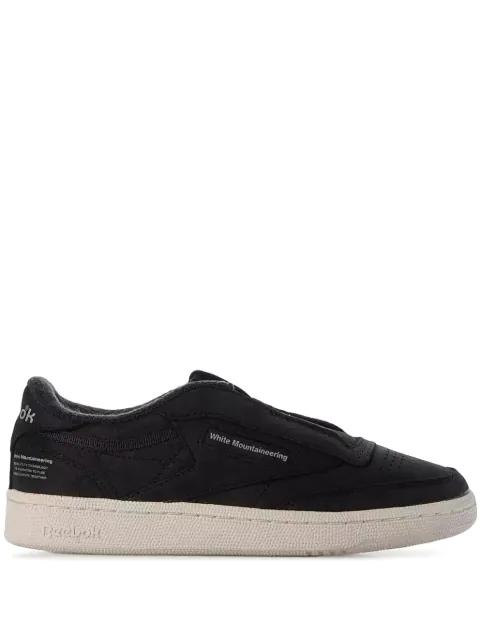 x White Mountaineering Club C 85 "Black/Chalk/Grey" sneakers by REEBOK