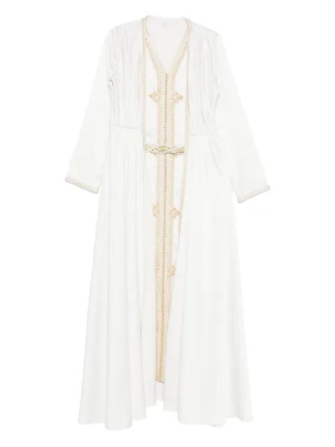 embroidered kaftan set by REEM AL DHAHERI