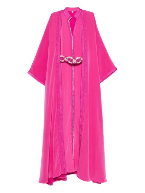 embroidered kaftan set by REEM AL DHAHERI