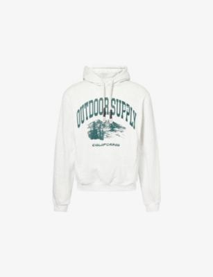 Outdoors Graphic-Print Cotton Hoodie by REESE COOPER