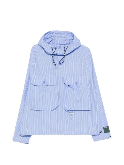 striped hoodied jacket by REESE COOPER