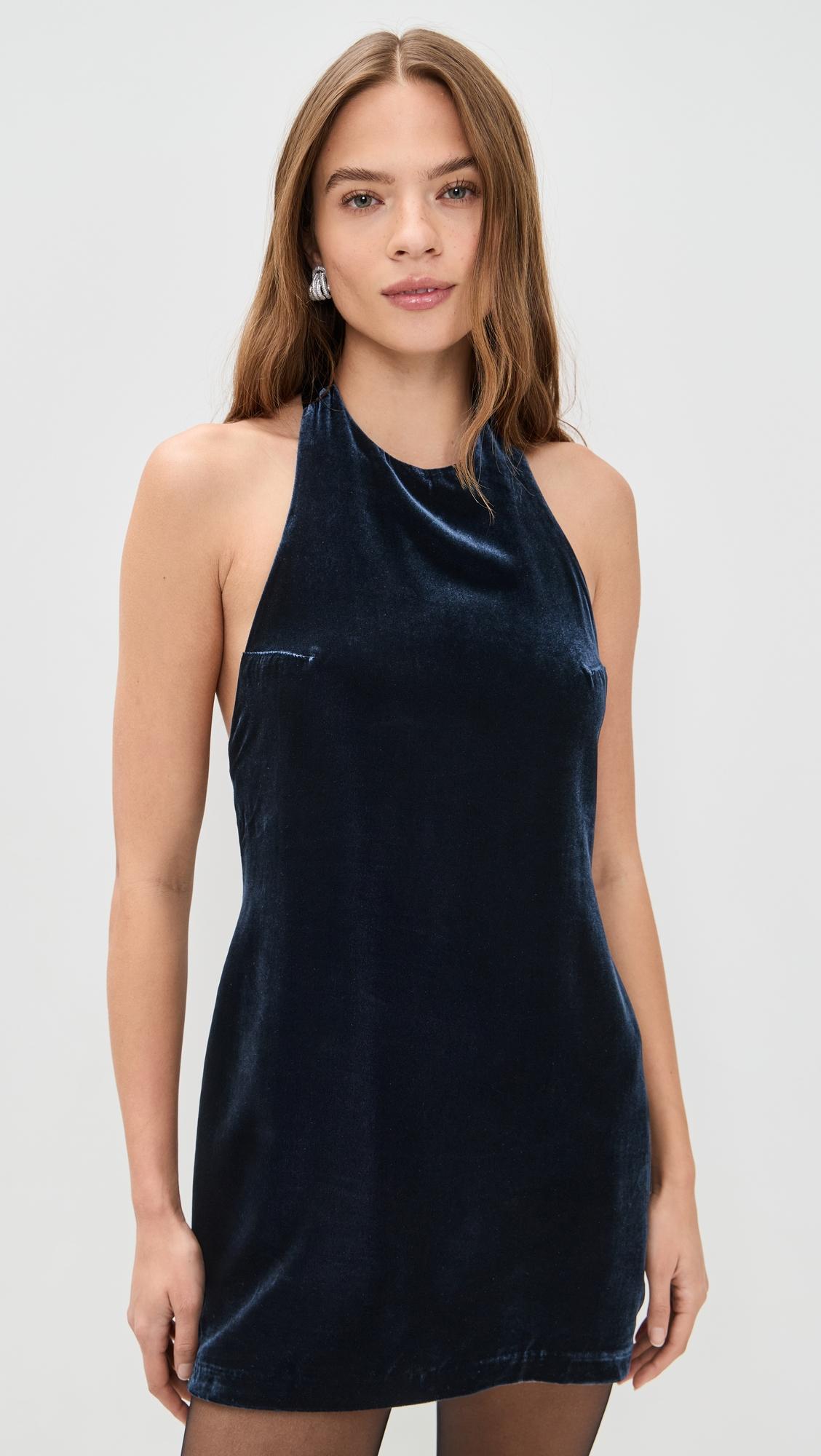 Avielle Velvet Dress by REFORMATION