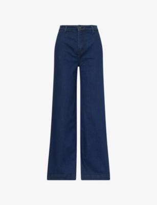 Bex High-Rise Wide-Leg Stretch-Denim Jeans by REFORMATION