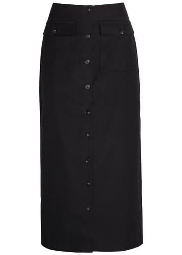 Britt twill midi skirt by REFORMATION
