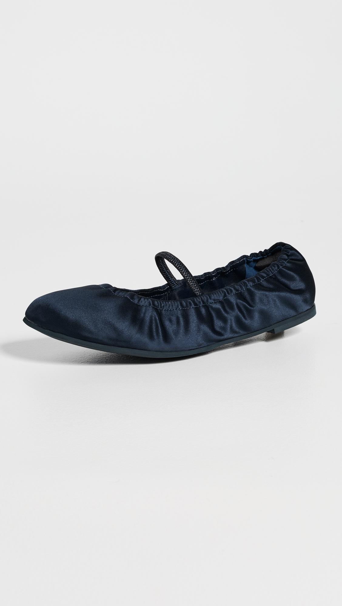 Buffy Ruched Ballet Flats by REFORMATION