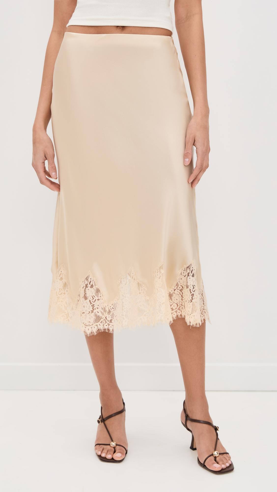 Carolina Silk Skirt by REFORMATION