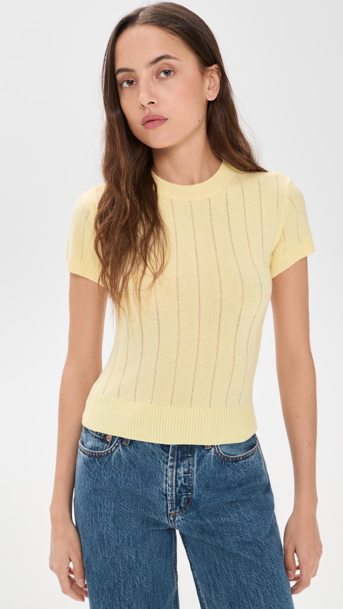 Darcy Cashmere Tee by REFORMATION
