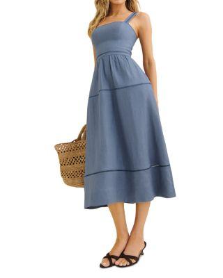 Everett Linen Dress by REFORMATION