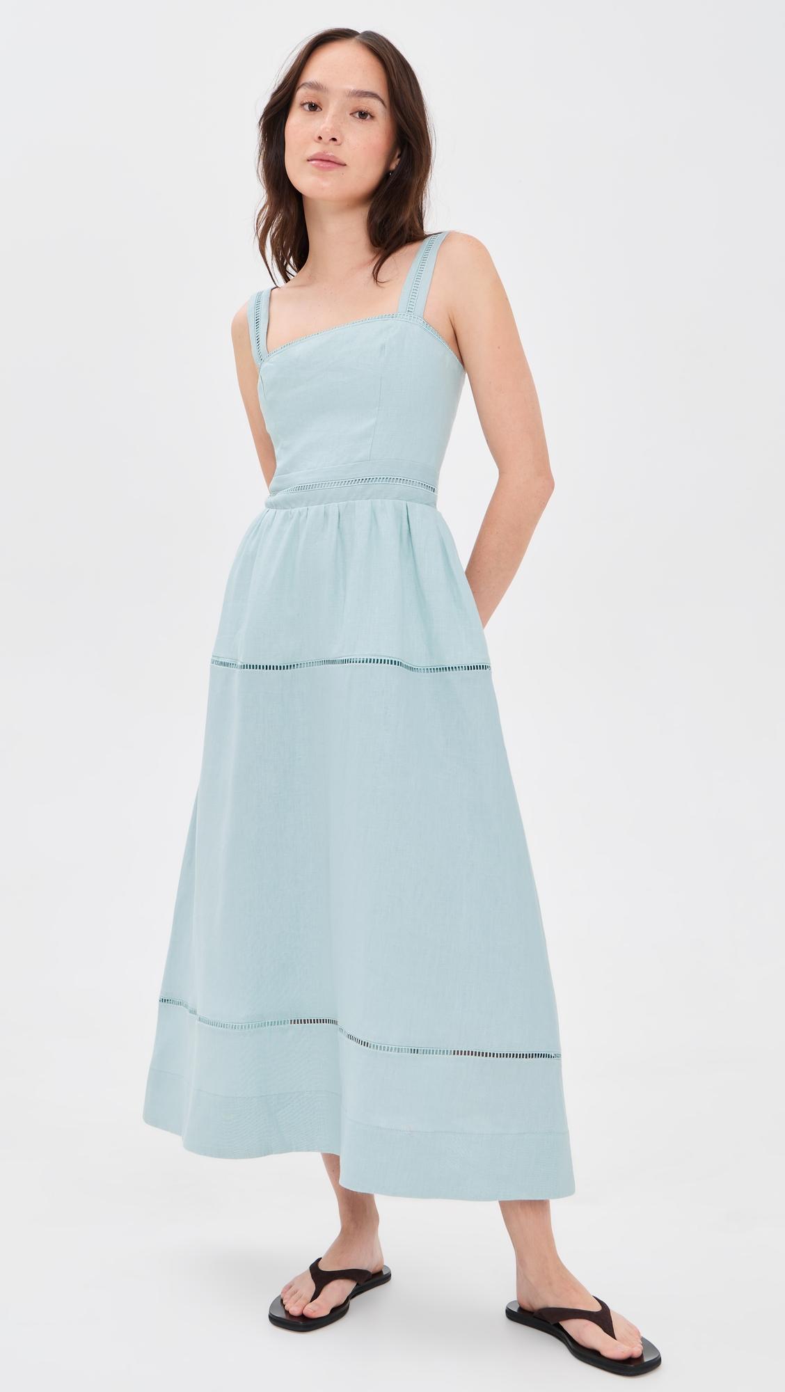 Everett Linen Dress by REFORMATION